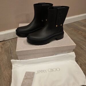 Jimmy Choo Black Ankle Boots
